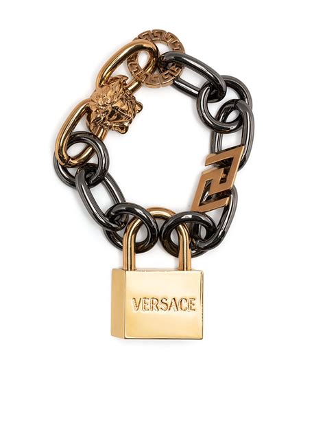 versace necklace price in dubai|versace padlock necklace.